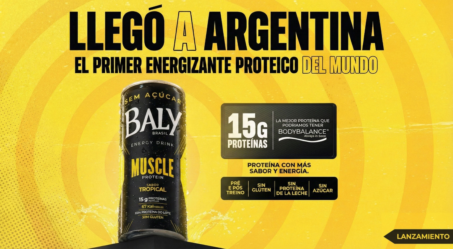 Baly Argentina - Energizante premium